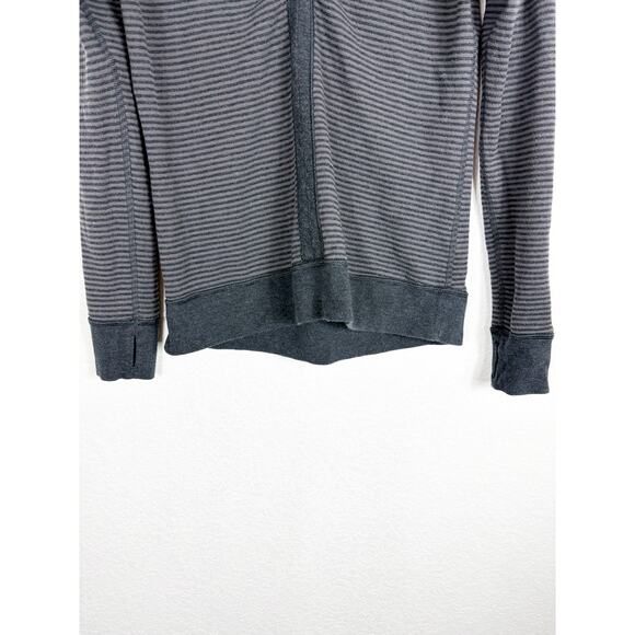 Lululemon In A Cinch Long Sleeve Tee Reversible Cowl Neck Pullover Small Gray - Picture 10 of 14